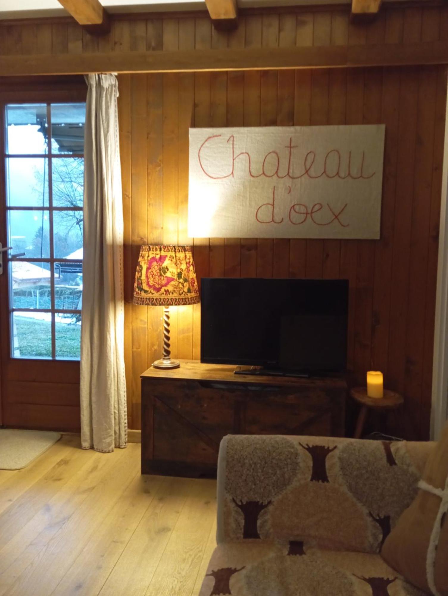 Cozy Apartment In The Heart Of The Alps Chateau-d'Oex Luaran gambar